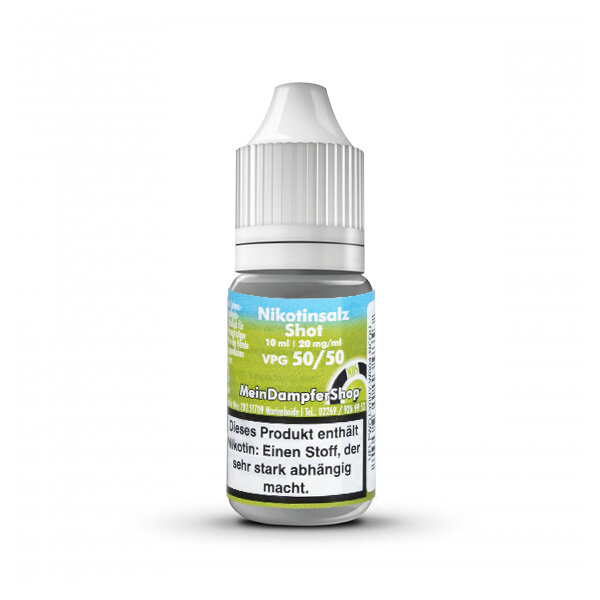 Nikotinsalz Shot 20mg/ml 50/50 MeinDampferShop