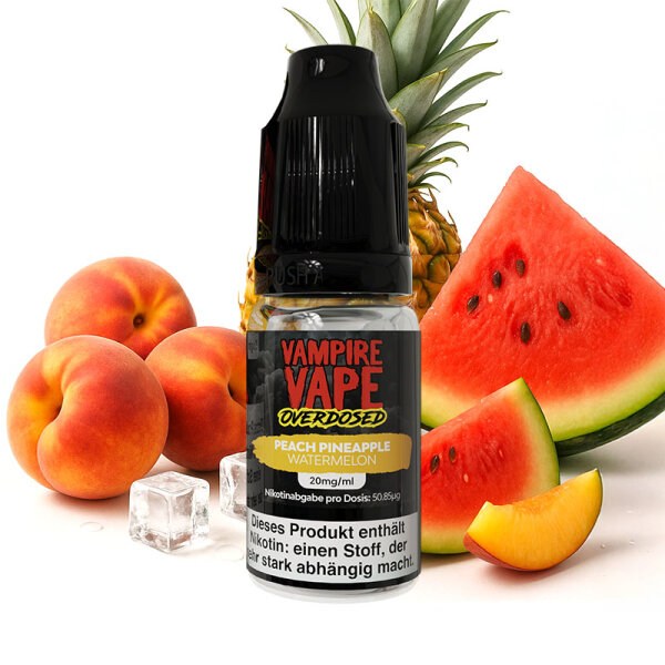 Vampire Vape Overdosed Pineapple Peach Watermelon Nikotinsalz Liquid